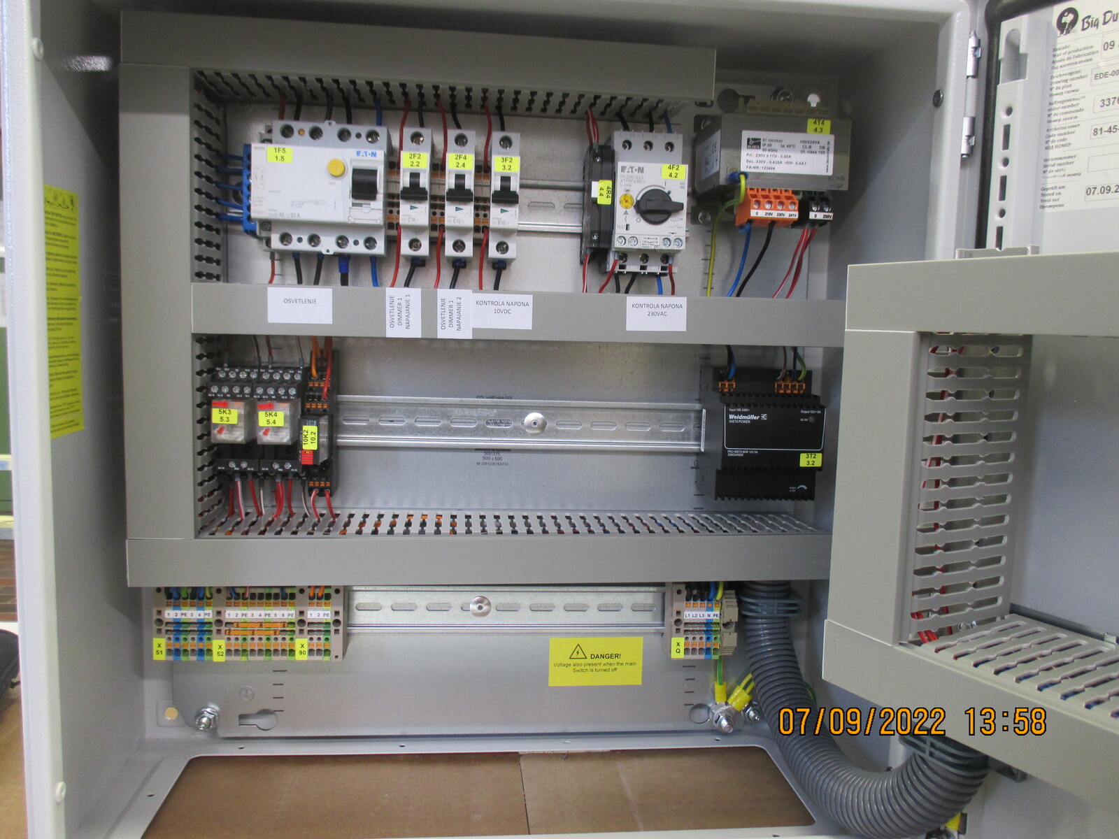 Control cabinet for lighting FLEX-LED